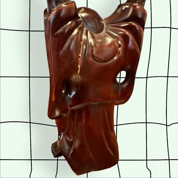 Hand-carved Teak Happy Buddha - Picture 6 of 7